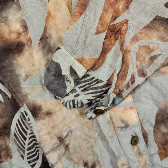 Vtg Chicos Shawl Cardigan Womens Kimono Lagenlook Cottagecore Art To Wear Boho - Picture 12 of 15